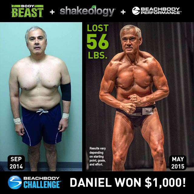 Body Beast Workout Before and After Daniel