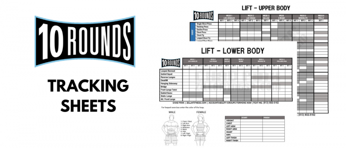 10 Rounds Tracking Sheet